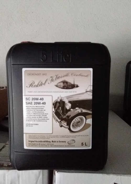 Bidon 5ltr huile SC 20W40